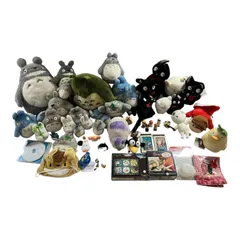 ★ スタジオジブリ キャラクターグッズ 50点 まとめ商品 トトロ 魔女の宅急便 天空の城ラピュタ 等 ぬいぐるみ マスコット バック 等 現状品