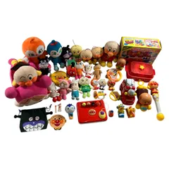 ★ アンパンマン あんぱんまん おもちゃ ぬいぐるみ マスコット ドキンちゃん ばいきんまん 等 まとめ商品 現状品 5kg