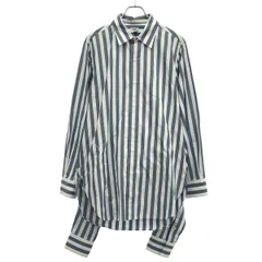 SCYE サイ 25AW ダブルドッキングストライプシャツ 1125-3305 ブルー×ホワイト 38のサムネイル