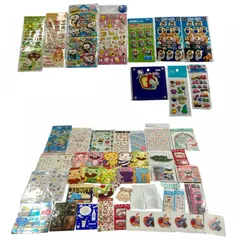 ★ 平成レトロシール いろいろ 大量 まとめ商品 スーパーもっちり 癒し～る ぷくぷく サンリオ ディズニー ステッカー シール交換 現状品