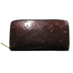 ルイヴィトン LOUIS VUITTON ジッピーウォレット モノグラム ヴェルニ アマラント M93522 長財布 ラウンドファスナー ラウンドジップ