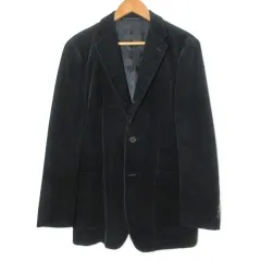 ユニクロ UNIQLO コーデュロイジャケット 311-073573 テーラードジャケット シングル 段返り3つボタン 総裏地 L 黒 ブラック /X