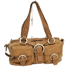 GIANNI CHIARINI ボストンバッグ レザー キャメル