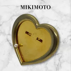MIKIMOTO ミキモト ハート　パール　写真立て ゴールド 金　レディース