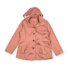 CROCODILE クロコダイル 取り外し可能フード ジャケット M/くすみピンク レディース