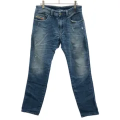 DIESEL ディーゼル THAVAR-NE スウェットジョグデニムパンツ  インディゴ 26