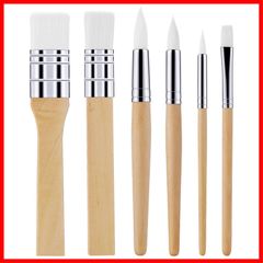 画材筆 ペイントブラシ 6本セット 水彩筆 油絵筆 アクリル筆 画筆 絵筆 絵の具 油絵 水彩 面相筆 丸筆 平筆 平型筆 多用途筆 アクリル絵の具 水彩画 筆 短毛筆 絵の具セット 油絵用筆 多用途 携帯便利