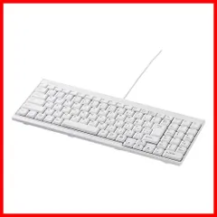 バッファロー BUFFALO USB接続 有線スリムキーボード ホワイト BSKBU14WH
