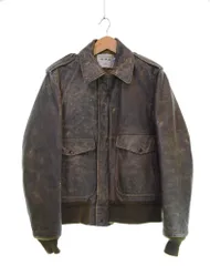 ショット SCHOTT A-2レザーフライトジャケット WW2 1942 674-674-M-S-674 38 ジャケット ブラウン 103MT-3800