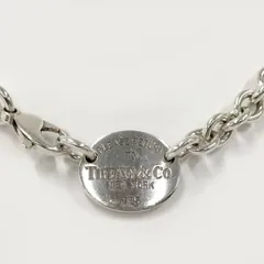 Tiffany＆Co. ネックレス リターントゥ ティファニー オーバルタグ SV925 シルバー925 シルバー