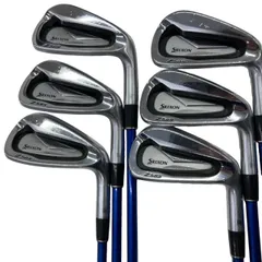 【中古】 ダンロップ SRIXON Z585 6S アイアンセット IR Miyazaki for IRON (フレックスSR) メンズ 男性用 右利き 右用 Cランク ゴルフクラブ