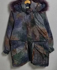 オーバーサイズ (L) adidas ヴィンテージ グースダウン ダウン ジャケット 珍しい実物