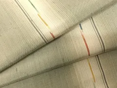 平和屋着物●上質な紬　間道　正絹　逸品　AABF0726fy