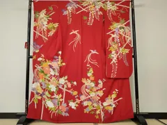 平和屋着物●創業460年・千總　振袖　鳳凰枝花文　金彩　正絹　逸品　AABF5220csのサムネイル