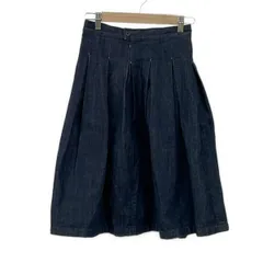 GRANDMA MAMA DAUGHTER(グランマママドーター) ロングスカート サイズ0 XS レディース美品  - ネイビー デニム