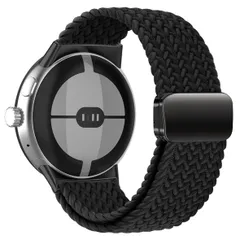 【数量限定】45mm 対応 3/4 ナイロン バンド 磁気式 バンド 編み込み バックル ピクセルウォッチ マグネット 41mm 伸縮可能 1/2/3/4 スポーツ用に最適 軽量 Watch 耐久 Pixel 防汗 Google 通気性に優れ スポーツベルト 