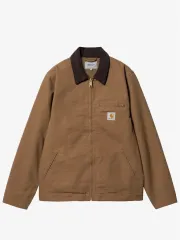 Carhartt WIP デトロイト ジャケット ブラウン s (数日限定価格)