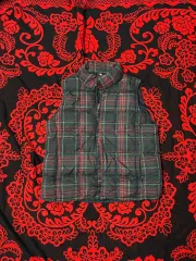 ヴィンテージ EDDIE BAUER(エディー・バウアー) アメカジ チェックパターン ダウン ベスト