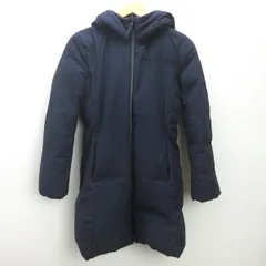 d■ユニクロ/UNIQLO シームレスダウンショートコート400727【M】紺/LADIES/38X【中古】