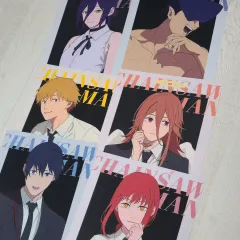 チェンソーマン クリアファイル レゼ マキマ 빔 アキ 天使 デンジ ローソン グッズ