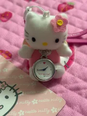 カオハナ ハローキティ マスコット ストラップ 時計 キーホルダー(レア)