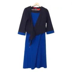 Roberta di camerino(ロベルタ ディ カメリーノ) ワンピースセットアップ レディース美品  - ブルー×黒