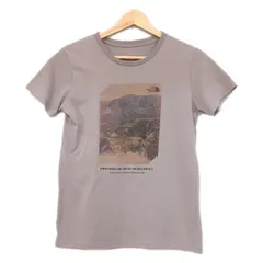 THE NORTH FACE(ノースフェイス) 半袖Tシャツ サイズS レディース美品  - グレー×ベージュ×マルチ クルーネック