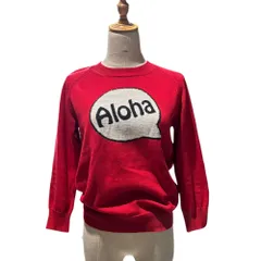 tricot COMME des GARCONS(トリココムデギャルソン) 15AW Bubble “ALOHA” Design Crew Neck Knit 吹き出し アロハ デザイン クルーネック コットン ニット TP-N208のサムネイル