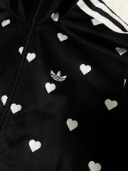 アディダス ファイヤーバード ハート ドット ジップアップ S