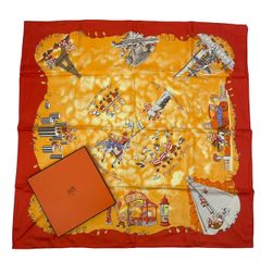 新品同様 希少 HERMES エルメス カレ90 ヒマラヤ杉の下で SOUS LE