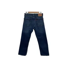 31 LEVI'S リーバイス 505 Regular ストレート ウォッシュ デニム パンツ