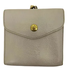 イルビゾンテ IL BISONTE レザー がま口 三つ折り財布 メンズ 表記無 