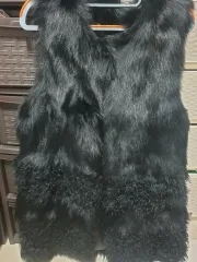 ブラック ファー ベスト