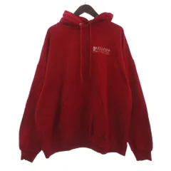 ヘインズ Hanes 90s パーカー プルオーバー 長袖 フード 裏起毛 プリント 赤 レッド XL