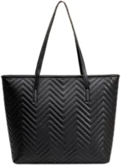 ORIJIRI 就活 レディース a4 トートバッグ 通勤バッグ おしゃれ リクルートバッグ 人気 ビジネスバッグ 大容量 2WAY (ブラック,  10cm x 30cm x 29cm)