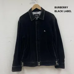 バーバリーブラックレーベル ワンポイント コーデュロイ ベロア ボタン 襟付き ジャケット メンズ L ISItems【USED】【古着】【中古】50151406