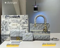 送料無料 Christian Dior クリスチャンディオール ショルダーバッグ  ハンドバッグ 財布  3点セット
