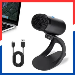 【在庫処分】ワンタッチミュート パソコンマイク プラグアンドプレイ 無・全指向性 360全方向集音 卓上 小型 USB 有線タイプ 高感度 ゲーミング・テレワーク・会議用・配信用 スタンド 録音・ゲーム実況・ボイズチャット usb PS4・5 PCマイク /