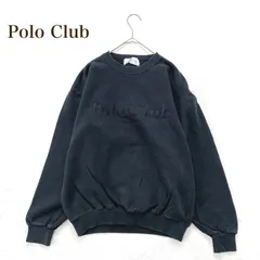 ポロクラブ 長袖　スウェット　トレーナー　ロゴ刺繍（M）コットン 日本製