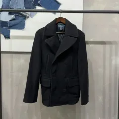 (90) ポロラルフローレン カジュアル Classic ダブルボタン ウール ハーフコート