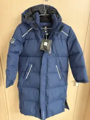 NFL ネイビー ロング丈 ダウンジャケット アウター ジュニア 145 新品