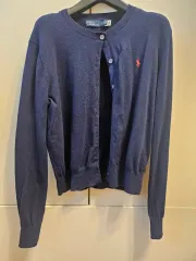 ポロラルフローレン ネイビー カーディガン レディース S/P
