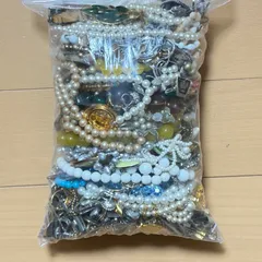 【冬のバーゲン】【元値31,500円】約2.9kg 未選抜 ネックレス パール 天然石 カフス セット まとめ