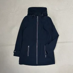 トミーヒルフィガー アイコニック スポーティー フード ソフトシェル レイン ジャケット