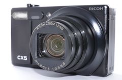 RICOH CX5 DIGITAL Camera ブラック デジカメ デジタルカメラ リコー