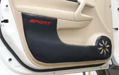 新品　日産 エクストレイル T32 専用フロントリア ドア キックマット 保護カバー 黒