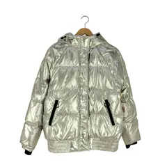ギャップ Gap メタリック フーディ ダウンジャケット レディース import：XS 
