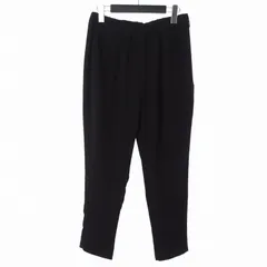 スウィートマミー スリムフィット テーパード マタニティパンツ スラックス M 黒 ブラック