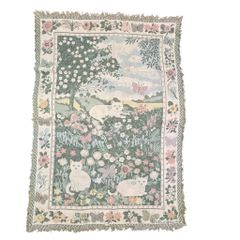 花 猫 マルチカバー ソファカバー ヴィンテージラグ115x168 - メルカリ