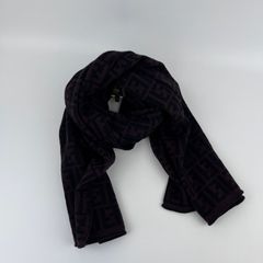 FENDI UOMO ズッカ柄 マフラー ウール100% 未使用 - メルカリ